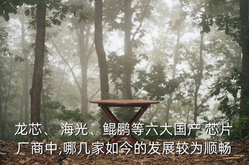 龍芯、 海光、鯤鵬等六大國(guó)產(chǎn) 芯片廠商中,哪幾家如今的發(fā)展較為順暢