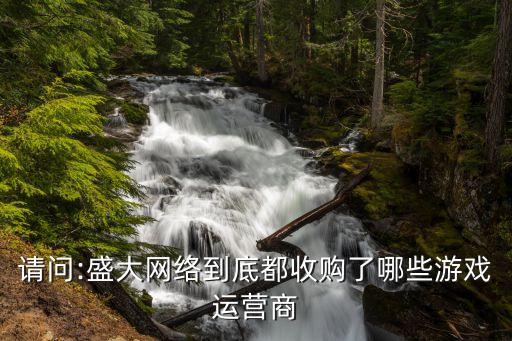 請問:盛大網(wǎng)絡到底都收購了哪些游戲運營商
