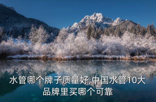 水管哪個牌子質量好,中國水管10大品牌里買哪個可靠