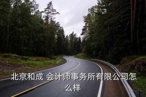 北京和成 會計(jì)師事務(wù)所有限公司怎么樣