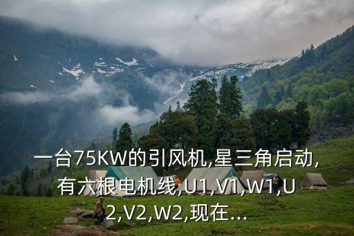 一臺75KW的引風(fēng)機(jī),星三角啟動,有六根電機(jī)線,U1,V1,W1,U2,V2,W2,現(xiàn)在...