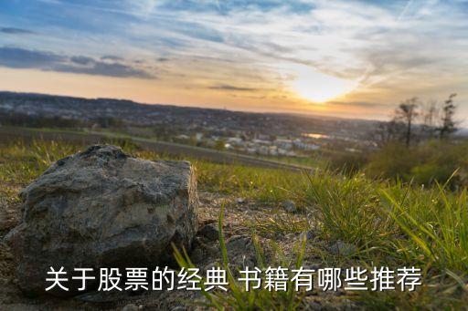 關(guān)于股票的經(jīng)典 書(shū)籍有哪些推薦