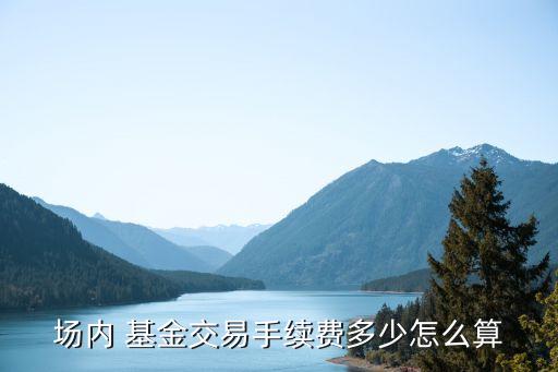 場內 基金交易手續(xù)費多少怎么算