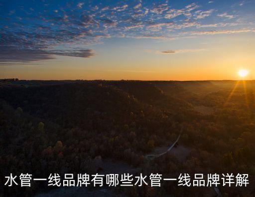 水管一線(xiàn)品牌有哪些水管一線(xiàn)品牌詳解
