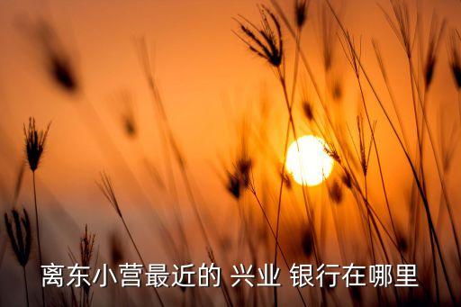 朝陽地區(qū)興業(yè)銀行,北京朝陽興業(yè)銀行網點查詢