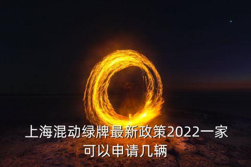  上?；靹泳G牌最新政策2022一家可以申請幾輛
