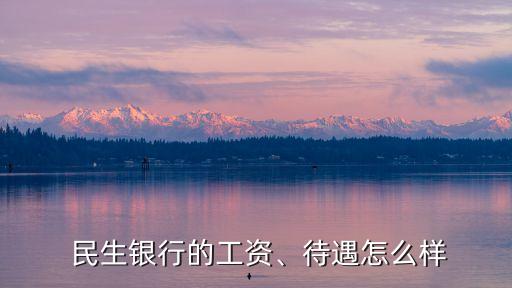  民生銀行的工資、待遇怎么樣