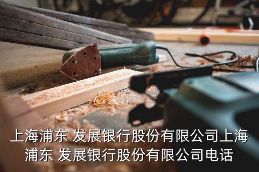 上海浦東 發(fā)展銀行股份有限公司上海浦東 發(fā)展銀行股份有限公司電話(huà)