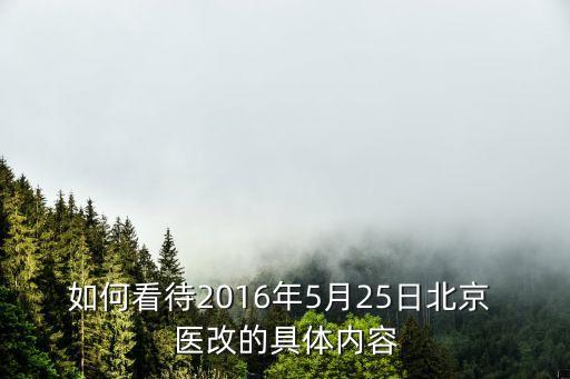 北京市醫(yī)改辦全稱(chēng)
