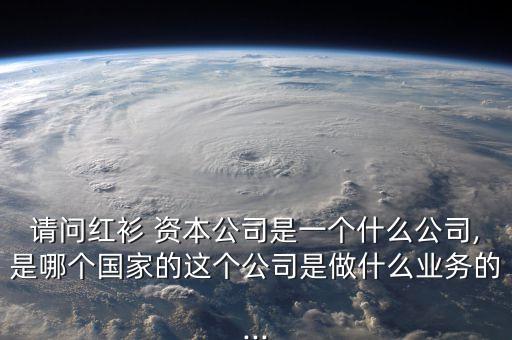 請(qǐng)問紅衫 資本公司是一個(gè)什么公司,是哪個(gè)國(guó)家的這個(gè)公司是做什么業(yè)務(wù)的...