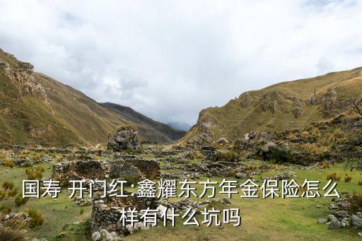 國(guó)壽 開門紅:鑫耀東方年金保險(xiǎn)怎么樣有什么坑嗎