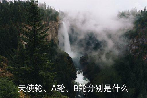 天使輪、A輪、B輪分別是什么