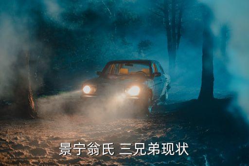 景寧翁氏 三兄弟現狀