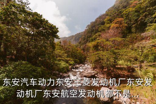 東安汽車(chē)動(dòng)力東安三菱發(fā)動(dòng)機(jī)廠東安發(fā)動(dòng)機(jī)廠東安航空發(fā)動(dòng)機(jī)都不是...