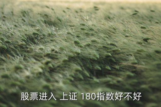 上證180包括哪些股票,股票調出上證180好不好