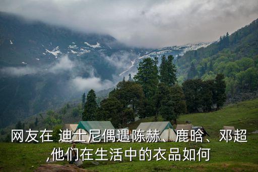 網(wǎng)友在 迪士尼偶遇陳赫、鹿晗、鄧超,他們在生活中的衣品如何