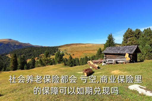 社會養(yǎng)老保險(xiǎn)都會 虧空,商業(yè)保險(xiǎn)里的保障可以如期兌現(xiàn)嗎