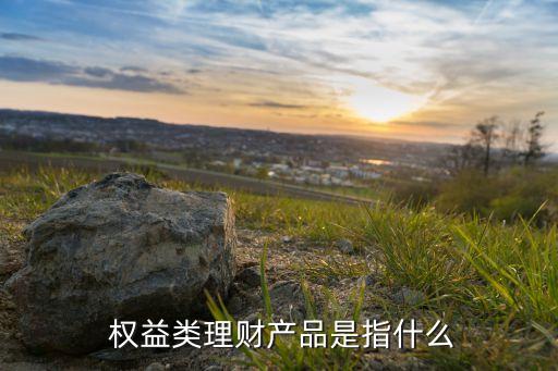 基金權(quán)益類(lèi)產(chǎn)品,權(quán)益類(lèi)基金是指什么